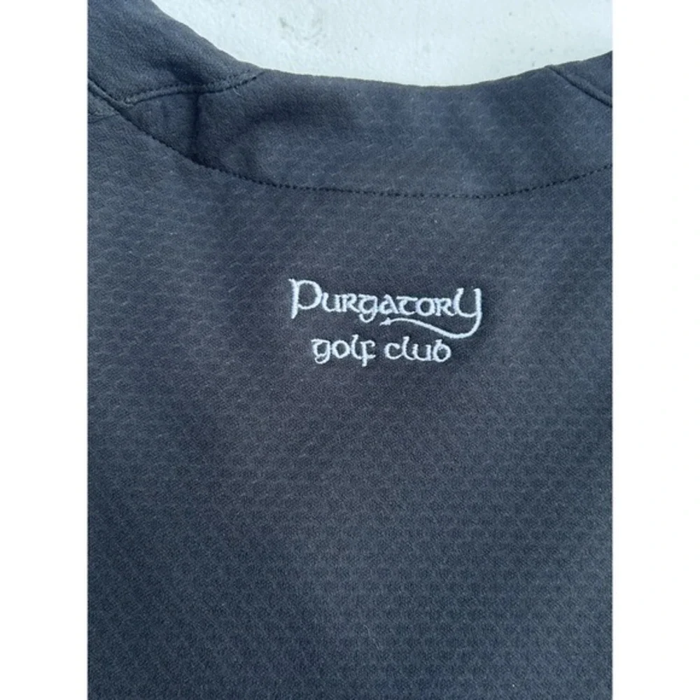 Nike Golf Vest‎ Dri Fit XL Purgatory Golf Club Black